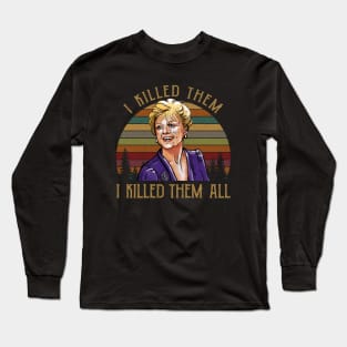 I Killed Them I Killed Them All Sunset Vintage. Long Sleeve T-Shirt